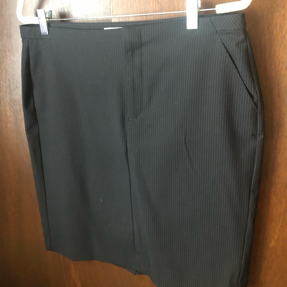 Gap Pinstripe Pencil Skirt